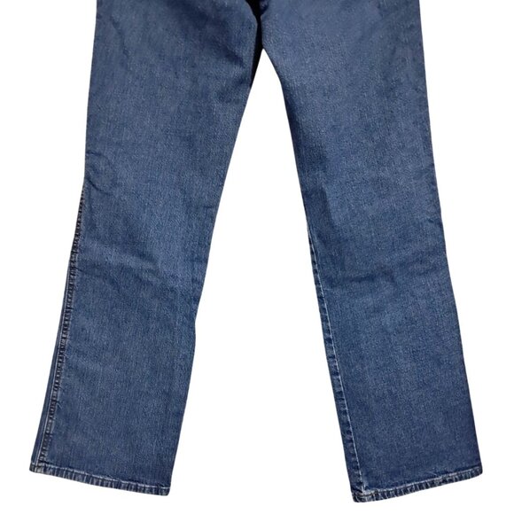 Calvin Klein Jeans Womens 8 Stretch Slim Boot Cut Double Stone Wash - Picture 6 of 11